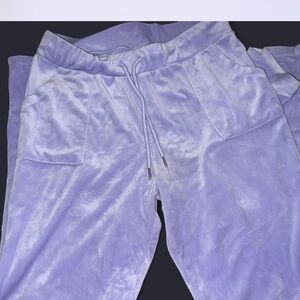 Lavender Velvet Sweatpants